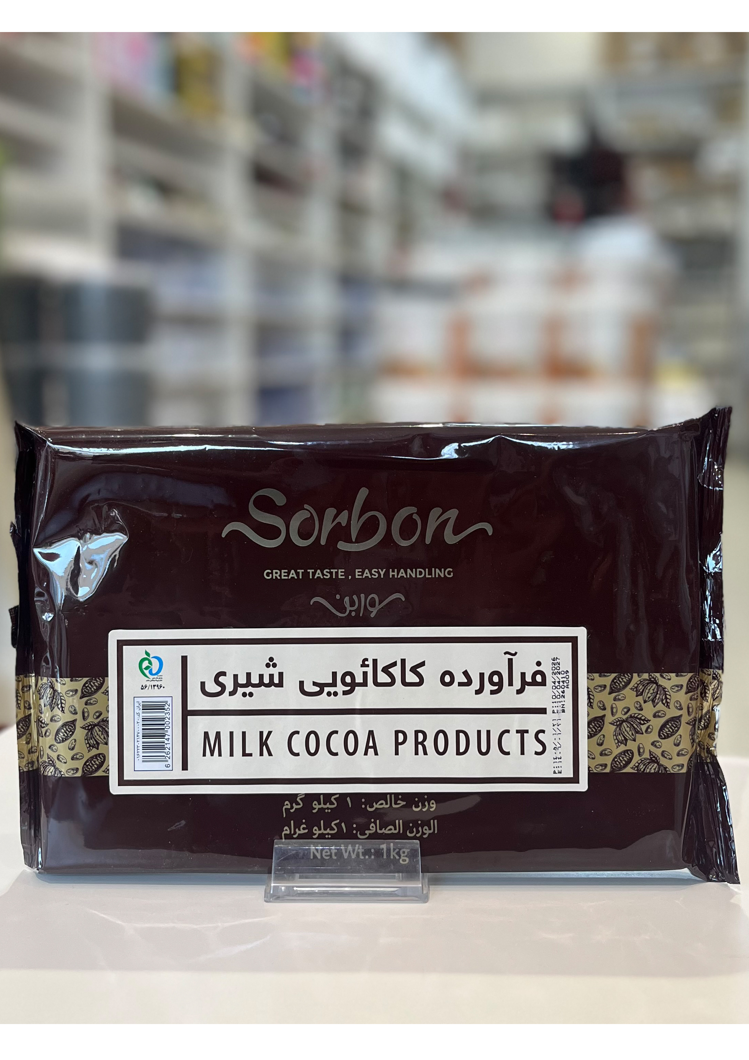 شکلات تخته ای سوربن شیری 1 کیلویی